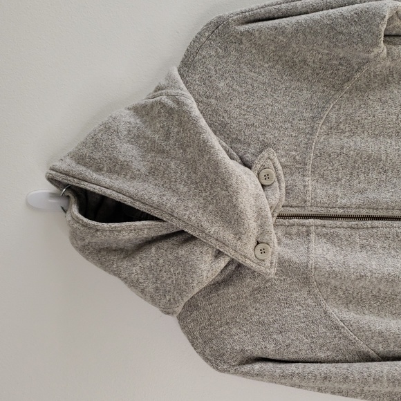 Burton Minx DryRide full zip fleece hooded jacket gray size small - Picture 11 of 13